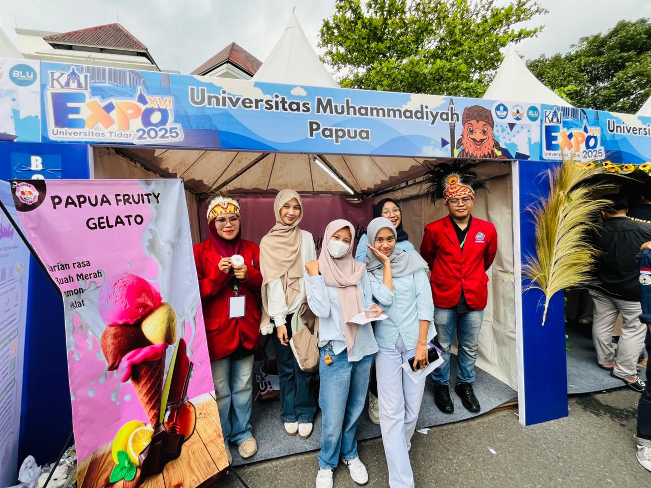 Delegasi Universitas Muhammadiyah Papua Ikuti Kewirausahaan Mahasiswa Indonesia Expo di Magelang