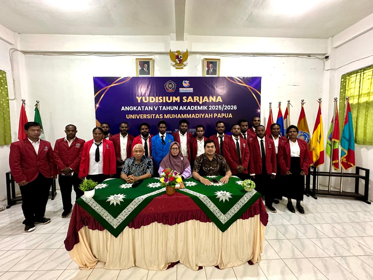 Universitas Muhammadiyah Papua Gelar Yudisium ke-5 Tahap ke-2 untuk 6 Program Studi